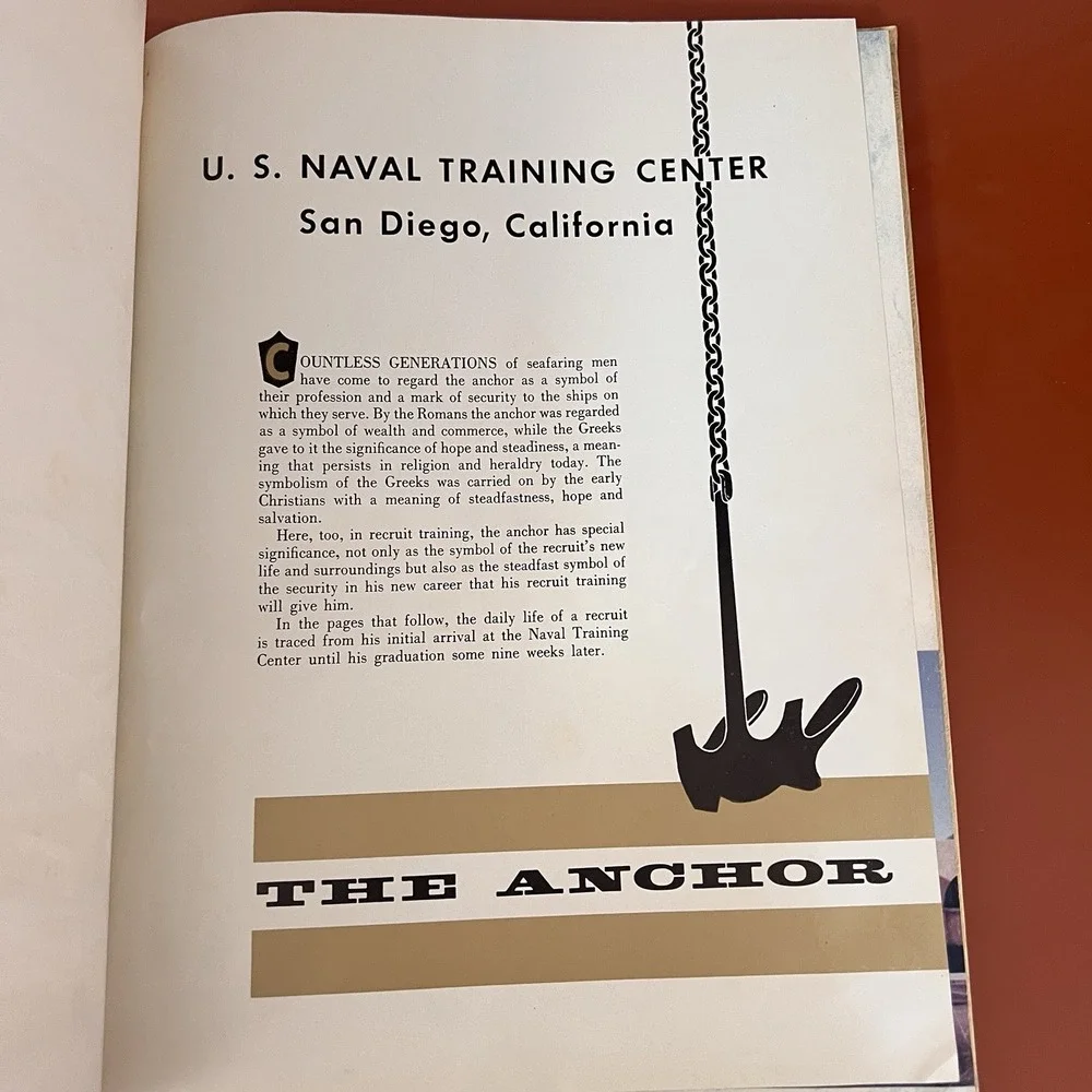 The Anchor 1960 United States Naval Training Book‎ Center San Diego, CA  60-259